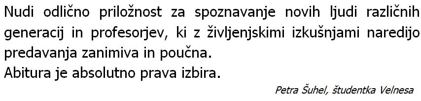 Petra Šuhel - za splet