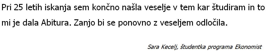 Sara Kecelj- za splet