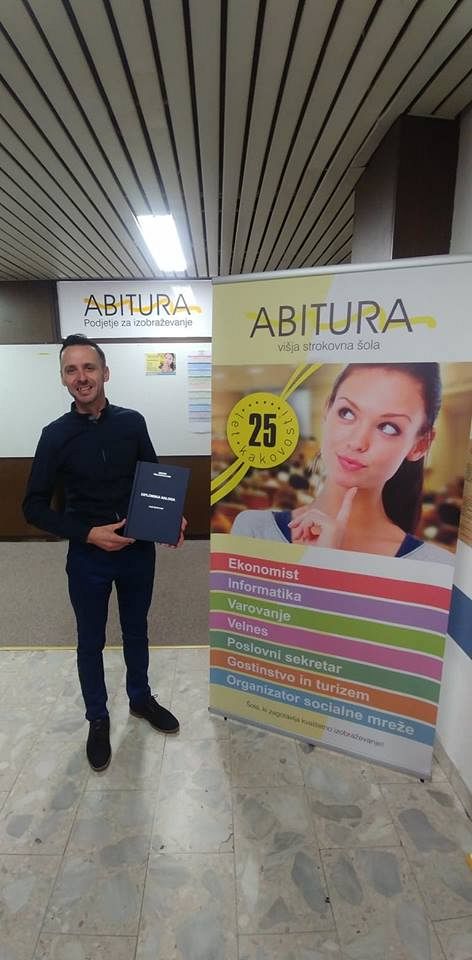 Prvi diplomant študijskega programa Informatika na Abituri