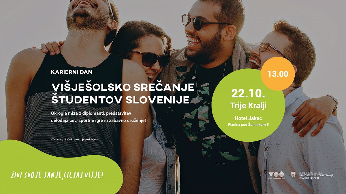 KARIERNI DAN: Višješolsko srečanje študentov Slovenije