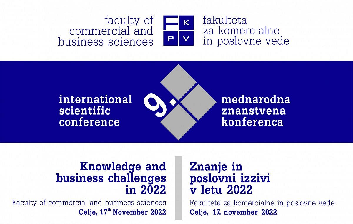 9. mednarodna znanstvena konferenca FKPV – 17. november 2022
