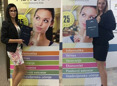 Prvi diplomantki študijskega programa Velnes na Abituri