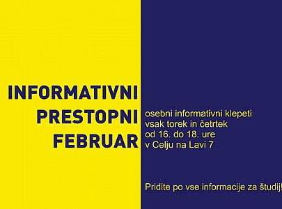 Informativni prestopni februar