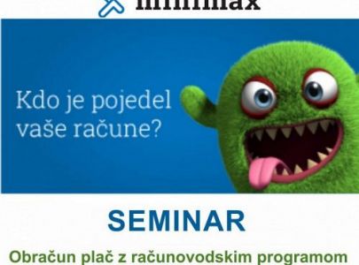 Seminar -> Obračun plač z računovodskim programom MiniMAX