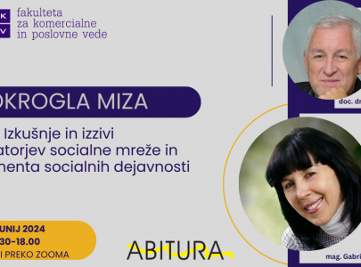 Okrogla miza: Izkušnje in izzivi organizatorjev socialne mreže in menedžmenta socialnih dejavnosti