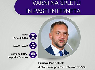 Izobraževanje: VARNI NA SPLETU IN PASTI INTERNETA